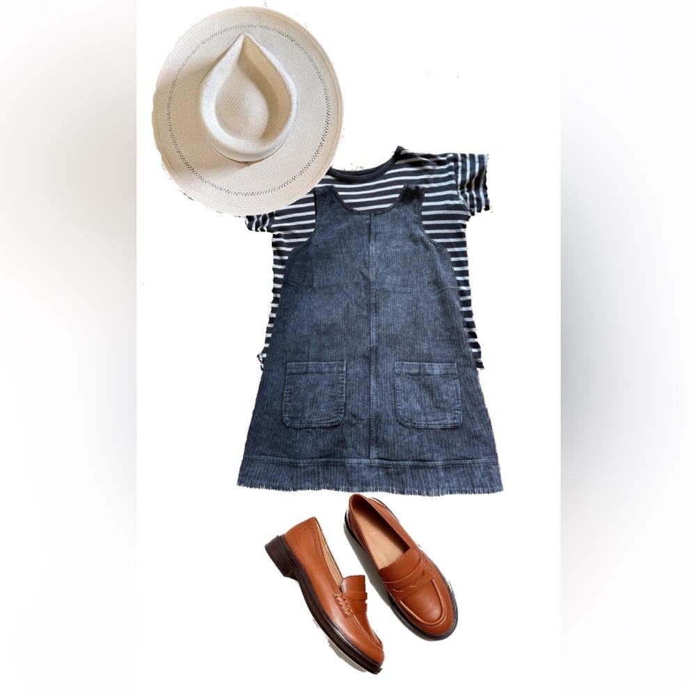 Corduroy Apron dress